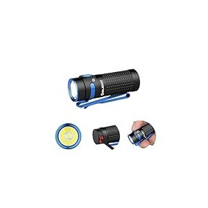 OLIGHT Baton 4 Lampe de Poche LED Rechargeable Haute Puissance 1300 Lumens170m Mini Torche Étanche pour Le Camping Voyage d'Urgence Noir