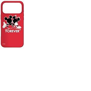 Disney Mickey et Minnie Mouse Silhouettes Forever Rouge Coque pour iPhone 17 Pro Max