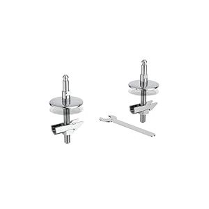 Ideal Standard - Multi Suites, Ensemble de charnières pour siège WC série i.life A, EW05667, Neutre