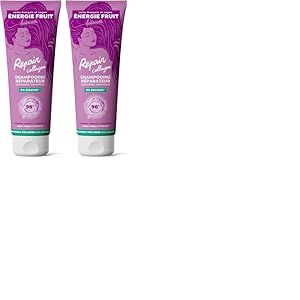 ENERGIE FRUIT | Shampoing R&eacute;parateur Collagen Repair | Cheveux tr&egrave;s ab&icirc;m&eacute;s | Collag&egrave;ne v&eacute;g&eacute;tal | 250 ml (Lot de 2)