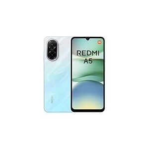 Xiaomi Smartphone Redmi A5, 4+128GO, Bleu, Double Appareil Photo AI de 32 MP, Batterie Massive de 5200 mAh, Octa-Core, &Eacute;cran immersif de 6,88 Pouces jusqu'&agrave; 120 Hz (Adaptateur Secteur Non Inclus)