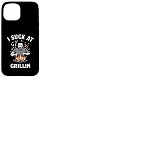 Funny BBQ Fail Burn The Food 4 juillet Grillin Grilling Men Coque pour iPhone 15