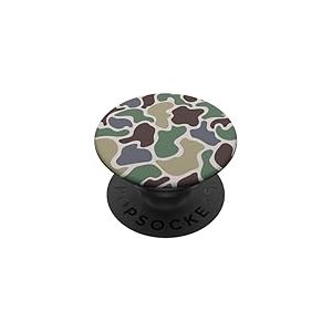 Camouflage vert motif camouflage chasse camouflage vert camouflage camouflage PopSockets PopGrip Adhésif