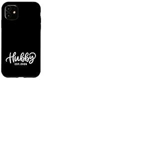 Hubby Est 2026 Just Married Lune de Miel Cadeaux pour Couples Coque pour iPhone 11