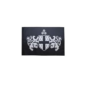 AZ FLAG - Drapeau Blason de la Bretagne - 90x60 cm - Drapeau Breton 100% Polyester Avec Fourreau et Cordelette - Pavillon 50 g