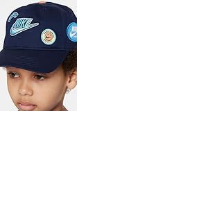 Nike Casquette Multi Patch Club Cap Enfant 4-7 Ans, Bleu, 4-7 Ans