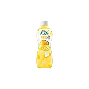 KATO - Jus de Mangue avec Nata de Coco - 1 X 320 ML (Lot de 6)