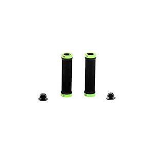 Crosser Poignées de vélo ergonomiques Poignées de Guidon - Poignées de Guidon - Poignées de VTT - Poignées de vélo de Ville, Noir/Vert, Taille Unique