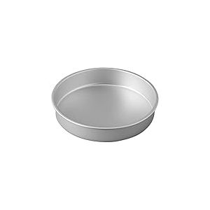 WILTON 0261225 Moule à Gâteau Carré Ronde Métal 10 x 2 cm
