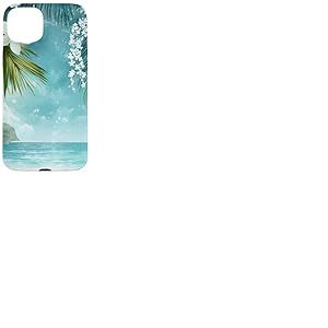 Plage Océan Tropical Hawaï Nature Été Coque pour iPhone 15 Plus