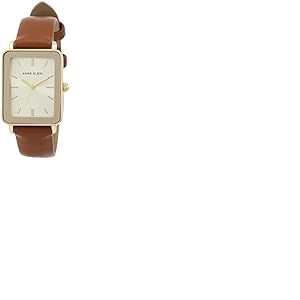 Anne Klein Femmes Analogique Quartz Japonaise Montre avec Bracelet en Similicuir 086702688043