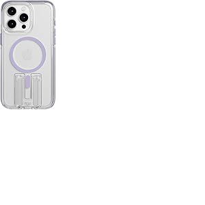 tech21 Evo Crystal Kick Coque pour iPhone 15 Pro Max - Compatible avec MagSafe - Coque de Protection Contre Les Chocs - Lilas