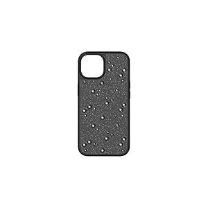 Swarovski Coque High pour iPhone 15, enti&egrave;rement orn&eacute;e de cristaux noirs