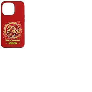 Nouvel an Chinois 2026 Cheval Joyeux Nouvel an Chinois 2026 Coque pour iPhone 13 Pro