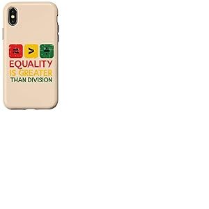 L'histoire des Noirs, l'&eacute;galit&eacute; est sup&eacute;rieure &agrave; la Division : Femmes, Hommes, Enfants Coque pour iPhone X/XS
