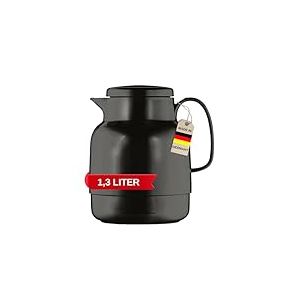Helios Mondo Pichet Isotherme en Plastique Noir 1,3 l