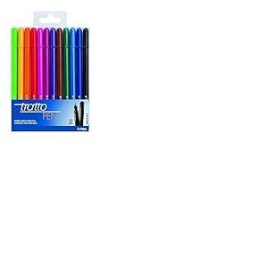 Tratto Pen Enveloppe 12 pièces, 807700, multicolore