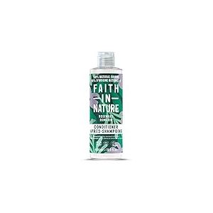 Après-Shampooing Naturel au Romarin Faith In Nature, Rééquilibrant, Vegan & Cruelty Free, Sans Parabènes & SLES, Pour Cheveux Normaux à Secs, 400ml