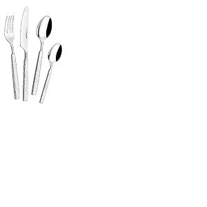 Albert de Thiers - Ménagère Alice, 24 Couverts - 6 Couteaux de Table + 6 Fourchettes + 6 Cuillères à Soupe + 6 Cuillères à Café - Lames et Manches Forgés en Acier Inoxydable - Boîte Couleur