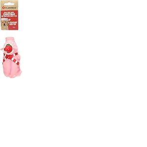 Jouet Chien &ndash; No&euml;l &ndash; Ishaan Cochon Rose &ndash; 9 cm &ndash; Jouet en Latex avec Son de grognement &ndash; Jouet Amusant Flamingo