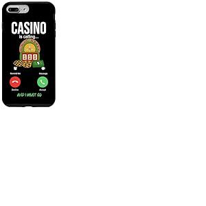 Casino Appelle la Roulette de Machine &agrave; sous de Jeu Coque pour iPhone 7 Plus/8 Plus