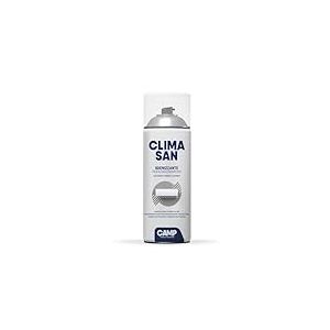 CAMP Climasan Nettoyant – Nettoyant Climatisation Maison, Spray pour Climatiseurs, Enlève Germes et Bactéries - Nettoyage Climatiseur à Action Purifiante Made in Italy, 400 ml
