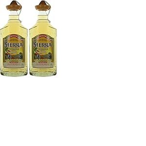 SIERRA TEQUILA - Reposado - Tequila Mixto - 38% Alcool - Origine : Mexique/Jalisco - 70 cl (Lot de 2)