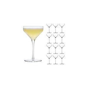 LIBBEY 70026 Verre &agrave; boire/verre &agrave; cocktail, coupe &laquo; PRISM &raquo;, 237 ml, lot de 12