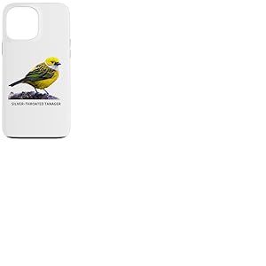 Chemise d'oiseau Tangara &agrave; Gorge argent&eacute;e Ornithologie Coque pour iPhone 13 Pro Max