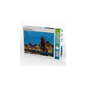 CALVENDO Puzzle Porte de Grue de Gdansk de Nuit 1000 Pieces 64 x 48 cm from Gunter Kirsch