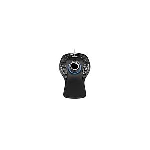 3Dconnexion SpaceMouse Pro (Souris 3D, câblé), Noir