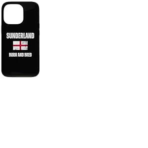 Drapeau classique de l'Angleterre de Sunderland Born And Bred pour hommes, femmes, enfants Coque pour iPhone 13 Pro