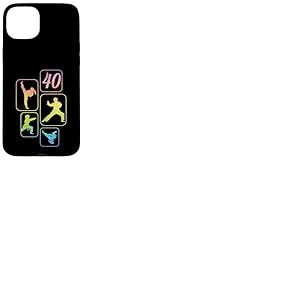 Karat&eacute; Taekwondo 40&egrave;me Anniversaire Femme 40 Ans Coque pour iPhone 15 Plus