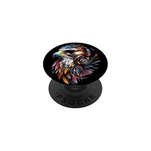 Faucon Crécerellette Chasse au Faucons Pèlerin Faucon PopSockets PopGrip Adhésif