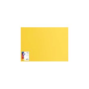 OXFORD Lot de 25 cartons à dessin en argile 50 x 70 cm DIN B2 Papier coloré de bricolage 225 g/m² Carton Bristol Jaune