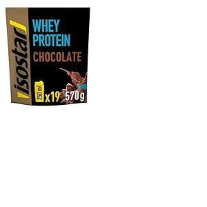 Isostar - Whey Protein - Poudre de Prot&eacute;ine de Lait pour Boisson Hyperprot&eacute;in&eacute;e - Saveur : Chocolat - Poids : 570 g (19 boissons) - 212495