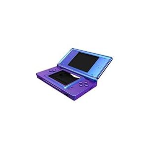 eXtremeRate Coque Remplacement Complète pour Nintendo DS Lite, Coque avec Bouton de Remplacement pour Nintendo DS Lite, Console Non Incluse, Caméléon Violet Bleu