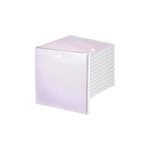 Henoyso Lot de 36 organiseurs de rangement pour papier de scrapbooking - 30,5 x 30,5 cm - Chargement par le haut - En plastique - Pour scrapbooking - En vinyle - Transparent