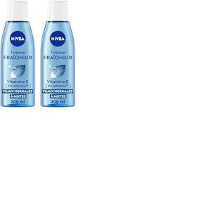 NIVEA - Tonique Fra&icirc;cheur - Nettoyant Visage - Elimine Les Impuret&eacute;s & Tonifie La Peau - Rafra&icirc;chit & Hydrate - Fleur De Lotus, Hydramine & Vitamine E - Vegan - Peaux Normales & Mixtes - 200 ml