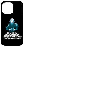 Avatar Aang Flèche Lumineuse Pose de Flexion d'air Lumière Bleue Coque pour iPhone 14 Pro Max