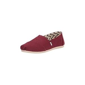 TOMS Alpargata Heritage Canvas Semelle de Mocassin Femme, Black Cherry, 42.5 EU
