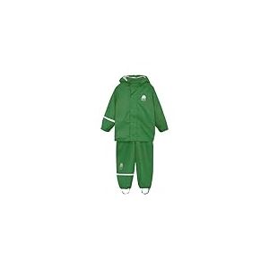 CeLaVi Basic rainwear set - solid PU, Blouson de pluie Mixte, Elm Green, 3-4 Jahre