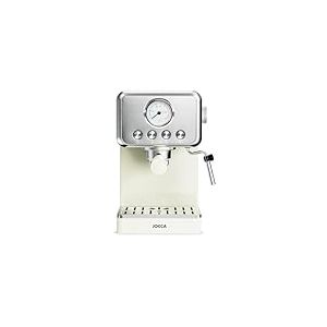 Jocca Cafeti&egrave;re expresso r&eacute;tro | 15 bar de pression | R&eacute;servoir d'eau amovible 1,7 l | Filtre pour 1-2 tasses (40/80 ml) | Plateau d'&eacute;gouttement amovible | Protection contre la surchauffe | 1400 W
