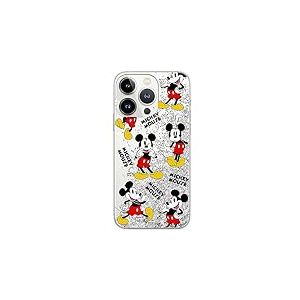 ERT GROUP Coque de t&eacute;l&eacute;phone Portable pour Apple Iphone 13 Pro Original et sous Licence Officielle Disney Motif Mickey 050, avec Effet de d&eacute;bordement de Paillettes