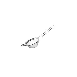 COOK CONCEPT, KU6761, Passoire Tamis INOX 8 cm - Ustensile de Cuisine Pratique et &Eacute;l&eacute;gant, Id&eacute;al pour Filtrer et Rincer, Design Ergonomique, Facile &agrave; Ranger - Argent