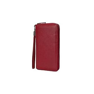 Bveyzi Portefeuille Femme Grande Capacite Zipp&eacute; RFID Blocage, Grand Porte Monnaie Cuir Femmes avec Ch&eacute;quier 17 Emplacements Cartes Portefeuilles Cuir Femme XXL