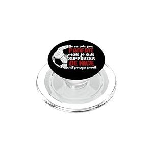 Supporter De Nice Humour Football Cadeau Pour Niçois PopSockets PopGrip pour MagSafe