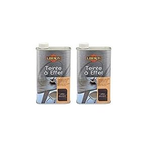 Libéron Teinte à effet pour bois, Effet pourpré, 0,5L (Lot de 2)