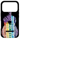 Guitare LGBTQ Drapeau Gay Guitares m&eacute;lomane Coque pour iPhone 17 Pro
