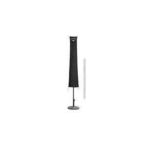 Sekey Housse de Protection pour Parasol de Jardin avec Tige - Diamètre 350 cm/200 x 300 cm - avec Ouvertures d'aération - Housse pour Parasol de marché/Parasol de Balcon - Imperméable